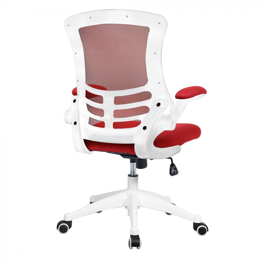 Luna White Mesh Designer Office Chair